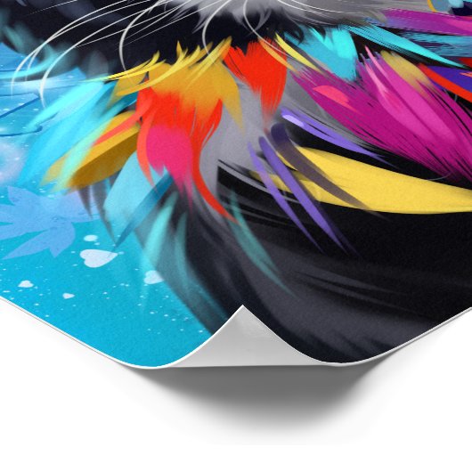 Poster Harley Quinn le chat (Coin)