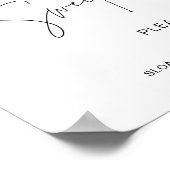 Poster HARLOW Love Is Sweet Wedding Favor Sign (Coin)