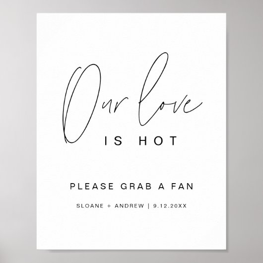 Poster HARLOW Notre Amour Est Chaud Éventail de Mariage S (Devant)