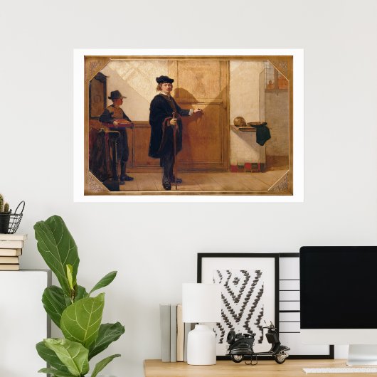 Poster Harmensz van Rijn Rembrandt (1606-69) (Bureau à domicile)