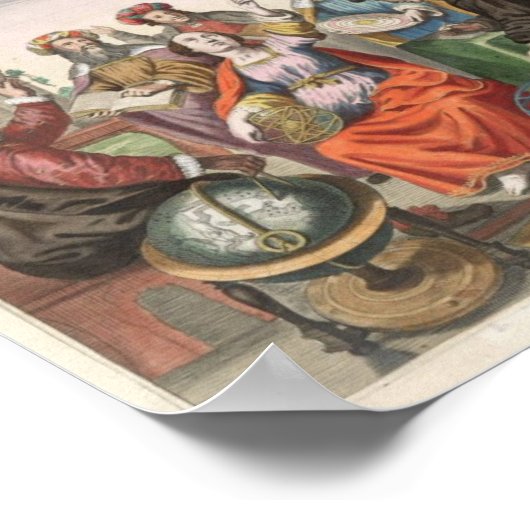 Poster Harmonia Macrocosmica d'Andreas Cellarius (Coin)