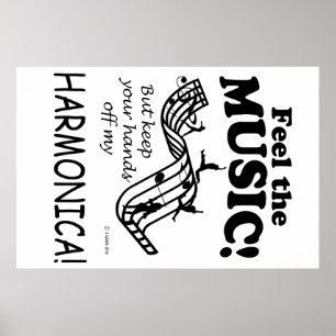 Poster Harmonica Sent La Musique