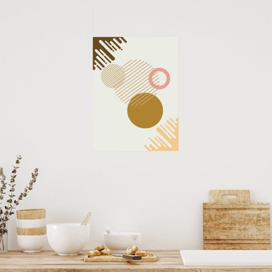 Poster Harmonie Abstraite (Cuisine)