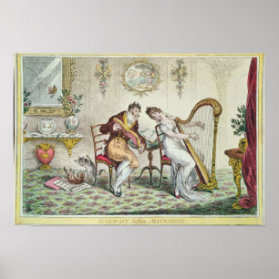 Poster Harmonie avant le mariage, 1805