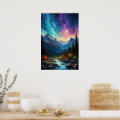 Poster Harmonie Céleste, Un Ciel Étoilé À couper Le souff (Cuisine)