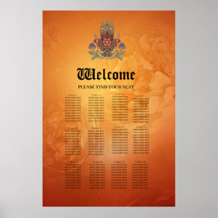 Poster Harmonie dans la couleur et la forme