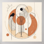 Poster Harmonie dans la forme – Composition abstraite neu (Devant)