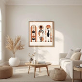 Poster Harmonie dans la forme – Composition abstraite neu