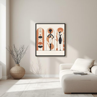 Poster Harmonie dans la forme – Composition abstraite neu