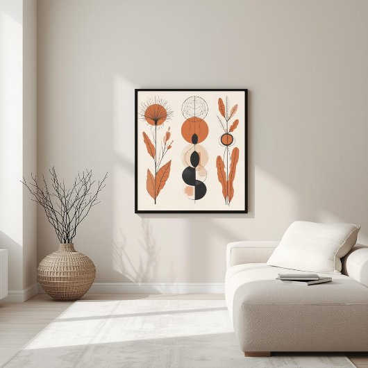 Poster Harmonie dans la forme – Composition abstraite neu