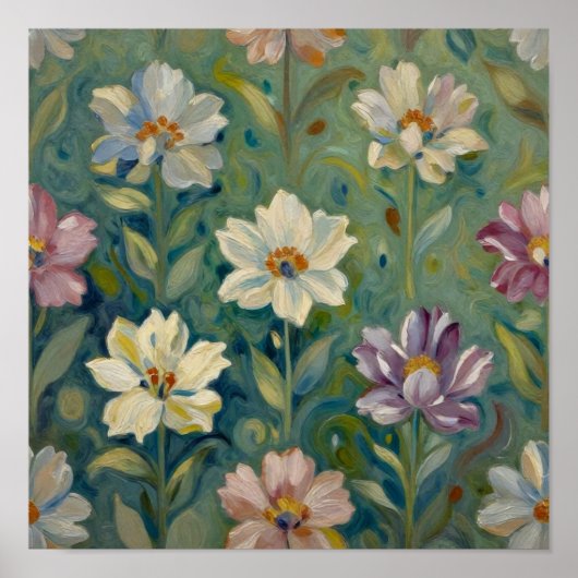 Poster Harmonie de jardin éthérée (Devant)