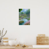 Poster Harmonie de la nature, Paysage de Sping (Cuisine)