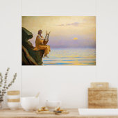 Poster Harmonie de la soirée maritime par Alphonse Osbert (Cuisine)