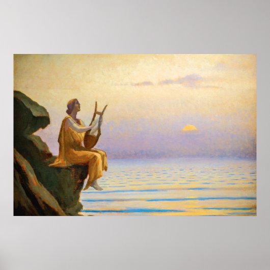 Poster Harmonie de la soirée maritime par Alphonse Osbert (Devant)