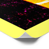 Poster Harmonie de palette vive (Coin)