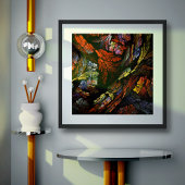 Poster Harmonie des couleurs Art Abstrait