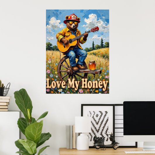 Poster Harmonie des roues : Les rythmes rustiques de l'ou (Bureau à domicile)