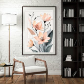 Poster Harmonie Douce des Pétales