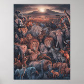 Poster Harmonie du Royaume animal (Devant)