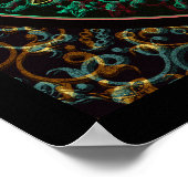 Poster Harmonie et espoir Arbre de vie (Coin)