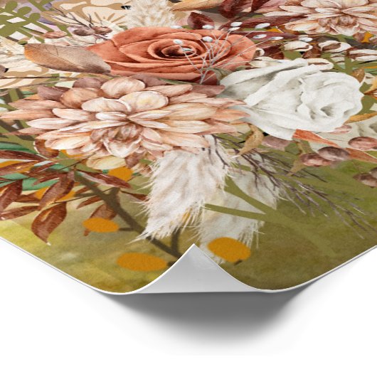 Poster Harmonie florale (Coin)