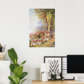 Poster Harmonie florale (Bureau à domicile)