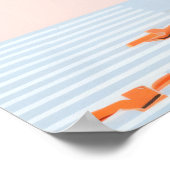 Poster Harmonie Florale : Un Vase Vibrant (Coin)