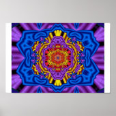 Poster Harmonie fractale (Devant)