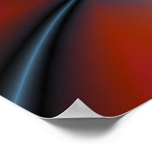 Poster Harmonie fractale (Coin)