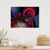 Poster Harmonie fractale (Cuisine)