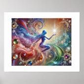 Poster Harmonie Gemstone : Aquarelle (Devant)