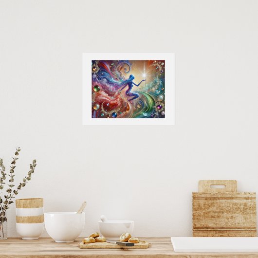 Poster Harmonie Gemstone : Aquarelle (Cuisine)