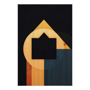Poster Harmonie Géométrique