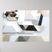 Poster Harmonie Géométrique (Devant)