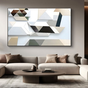 Poster Harmonie Géométrique