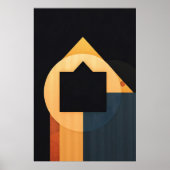 Poster Harmonie Géométrique (Devant)