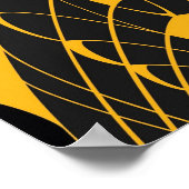 Poster Harmonie géométrique : conception d'ornement numér (Coin)