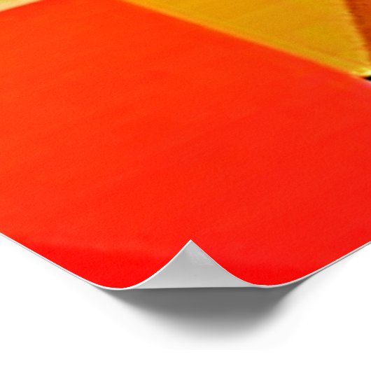 Poster Harmonie géométrique vive (Coin)