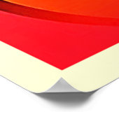 Poster Harmonie géométrique vive (Coin)