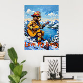 Poster Harmonie haute altitude : Chanson de neige de l'ou (Bureau à domicile)