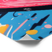 Poster Harmonie mélodique : La guitare colorée (Coin)