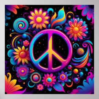 Poster Harmonie spirituelle Yin Yang -