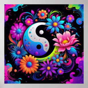 Poster Harmonie spirituelle Yin Yang