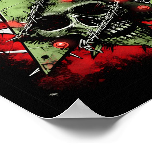 Poster Harmonisation des contrastes Arbre de Noël rencont (Coin)