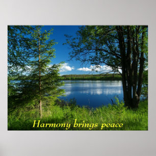 Poster Harmony brings peace