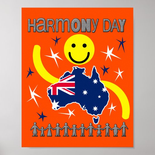 Poster Harmony Day Australie (Devant)