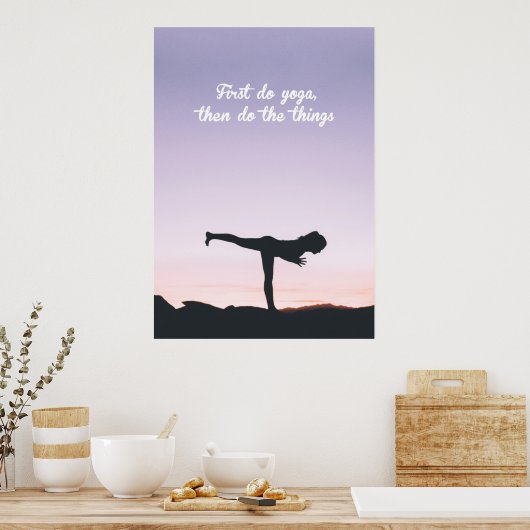 Poster Harmony Through Movement (Cuisine)