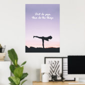 Poster Harmony Through Movement (Bureau à domicile)