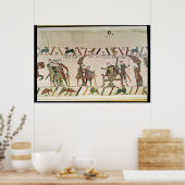 Poster Harold et Guy parlent ensemble (Cuisine)