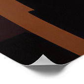 Poster Harp Player Music Peinture Art Décor Abstrait (Coin)